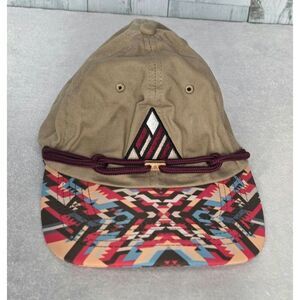 Findlay Force Classic Aztec Brim Baseball Cap Rope Embossed Logo & Applique